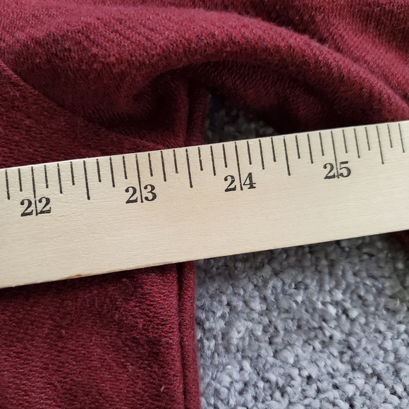 LL bean sweater Mens Large Red pullover 1/4 zip outdoor casual tall - Picture 9 of 10